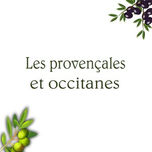 Les provençales et occitanes