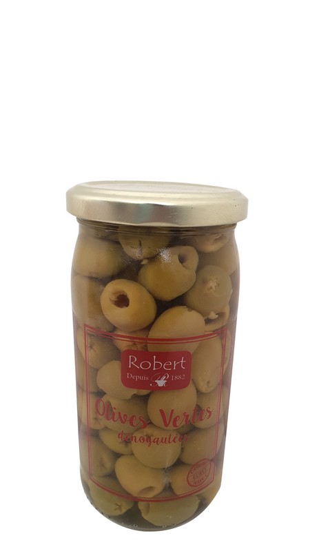 370 olives vertes denoyautées 160g