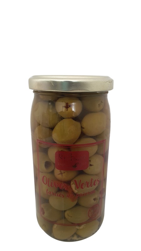 371 olives vertes farcies poivron 200g